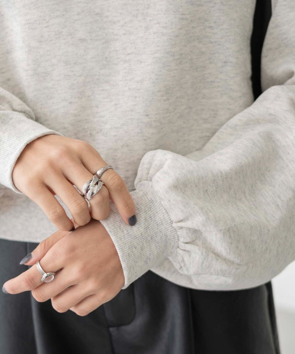 WEGO パイピング切替ショートハーフZIPスウェット 