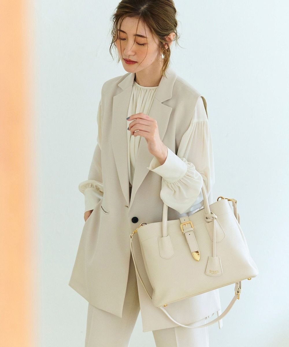 TOPKAPI 【Breath TOPKAPI】RIPPLE リプル バックル ショルダー付き B5 トートバッグ 