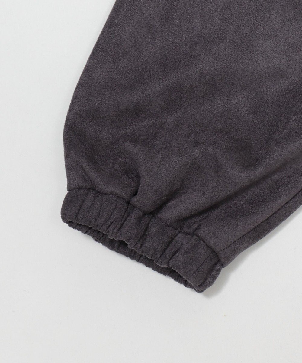 WEGO 【ユニセックス着用ITEM/MLサイズ展開】フェイクスウェードロゴスウィングトップ 