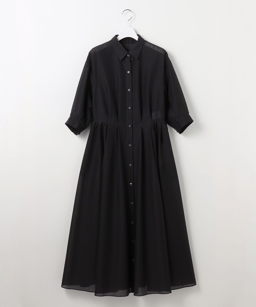 自由区 シアーボイルシャツ ワンピース 