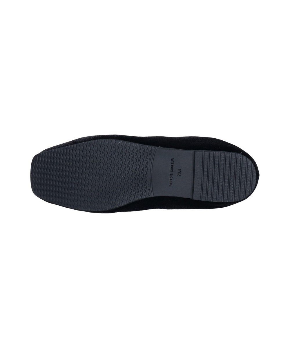 Bridget Birkin 【PARADIS COULEUR】スクエアトウメタルリボンバレエシューズ 