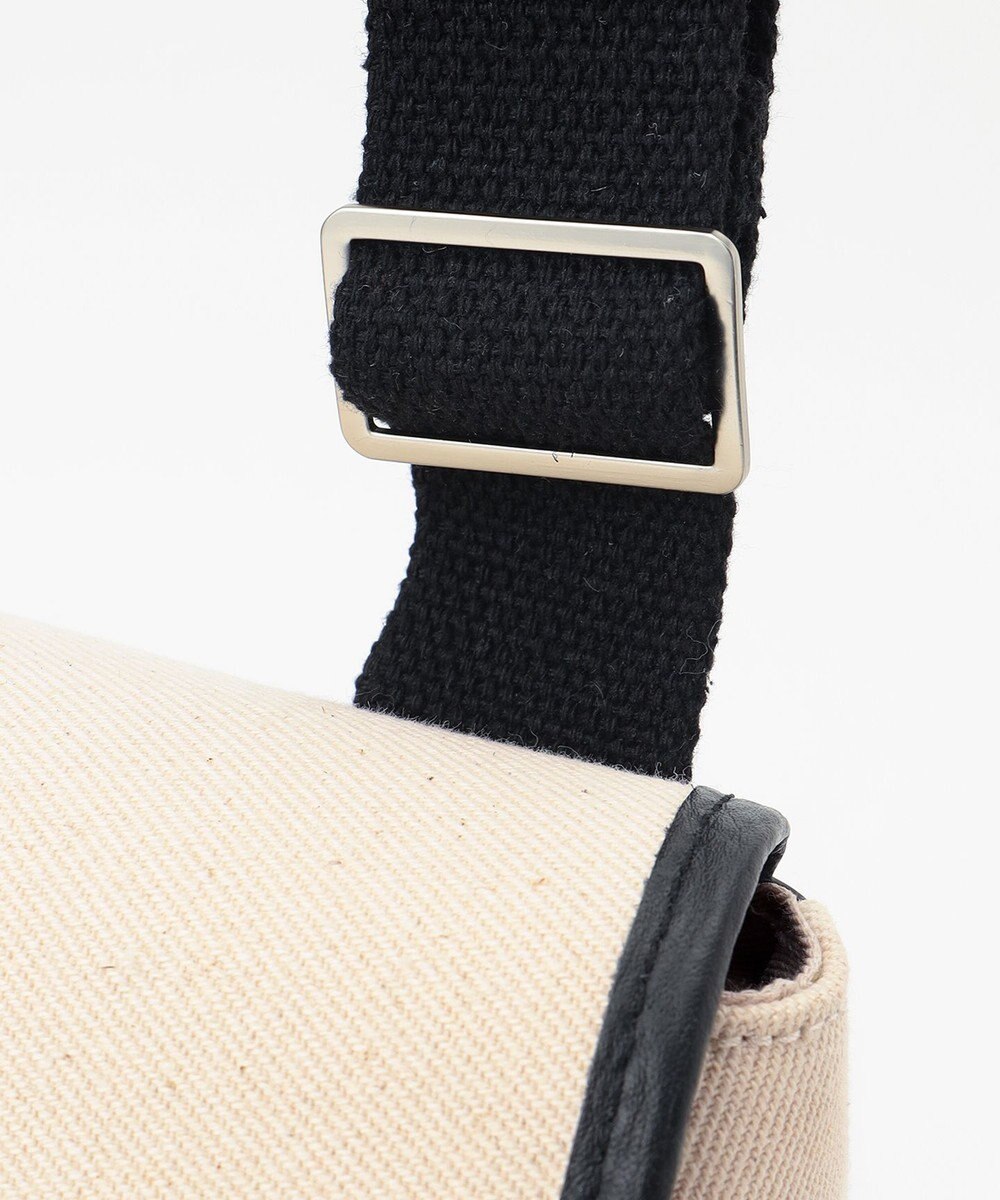 J.PRESS MEN レザーコンビショルダーバッグ 