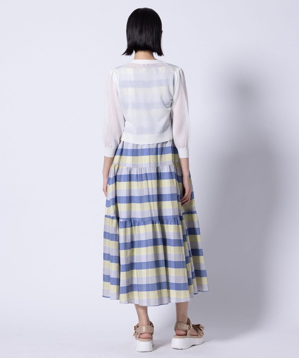 TOCCA 【美人百花掲載】SHEER BUBBLE KNIT ニットカーディガン 