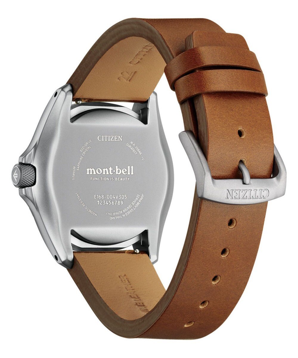 CITIZEN 【モンベル×シチズン】抜群のタフさとミニマルな魅力を極めたコラボレーションモデル BN0247-01L 