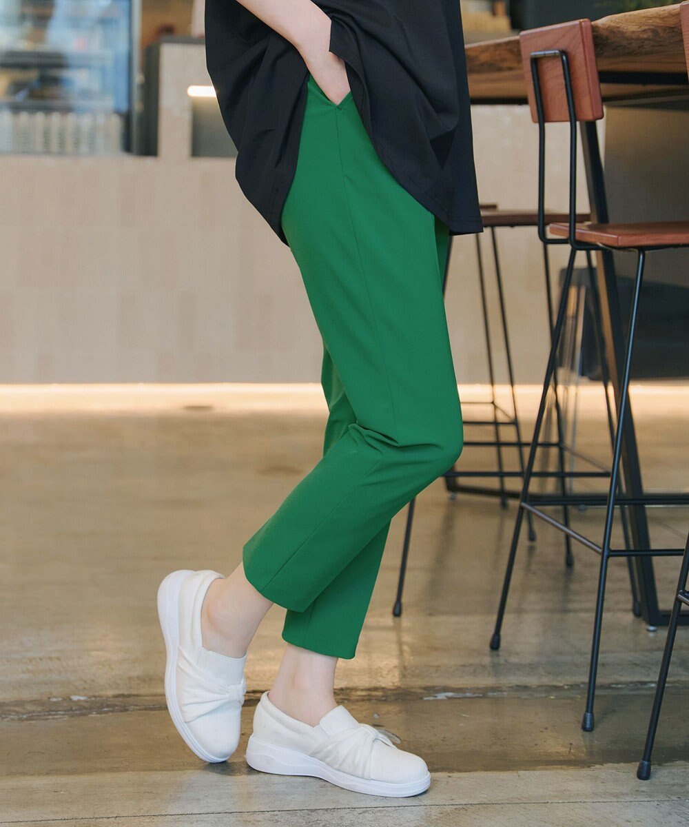 Tiaclasse L 日本製サーラドライ・テーパードパンツ 