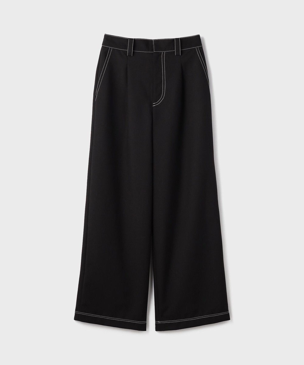 GRACE CONTINENTAL タックカーブパンツ 