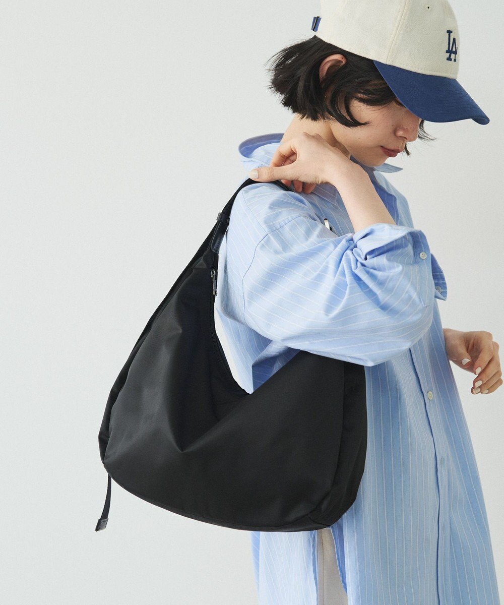 russet クラウズナイロンラウンドビッグショルダーバッグ(CE-1292) 