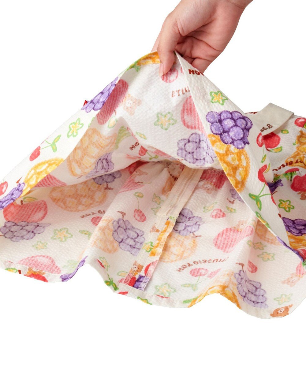 MIKI HOUSE HOT BISCUITS 【ビーンズ×フルーツシリーズ】【80-120cm】襟付き 半袖ワンピース 