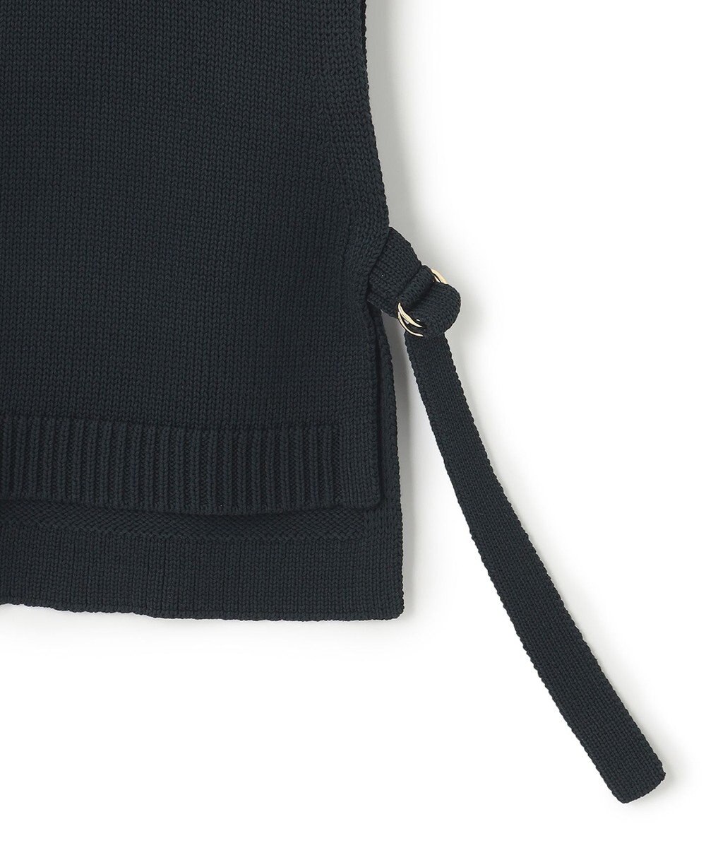 23区 【洗える】コットンストレッチリリヤーン  ニットベスト 