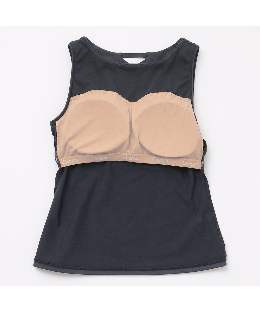 Chacott Chacott BALANCE ホットメルトレースアップトップ 