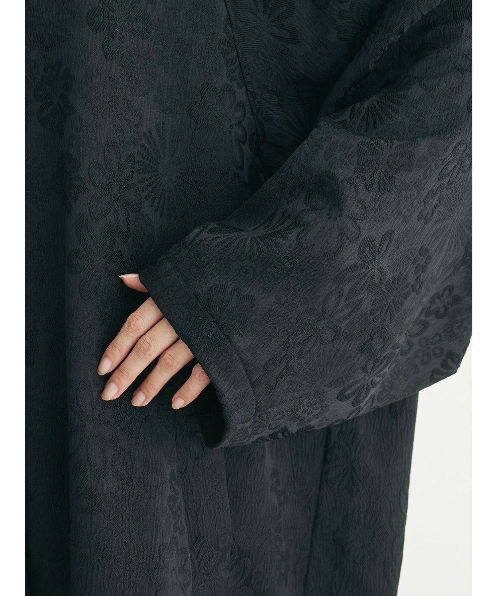 Green Parks ・ＥＬＥＮＣＡＲＥ　ＤＵＥ　ジャカードステンカラーコート 