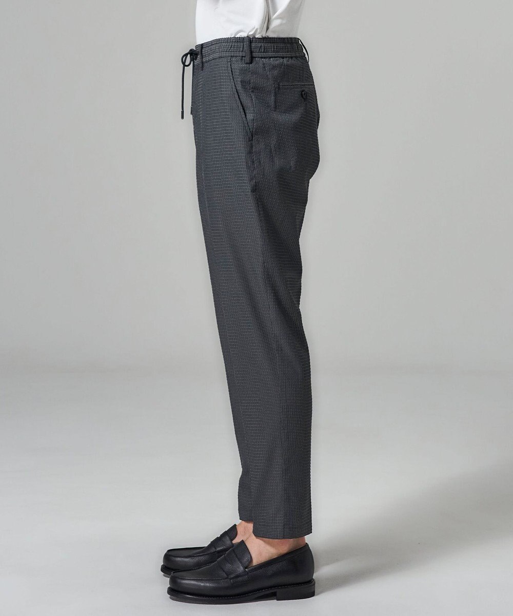 JOSEPH HOMME 【新素材 / セットアップ対応】ドットエアーサッカー ドロスト付テーパードパンツ / PEGG CONVERTIBLE 