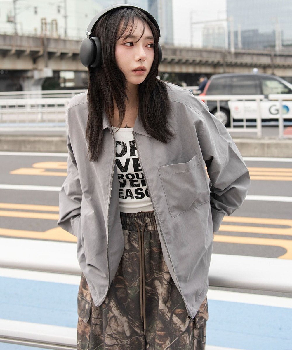 WEGO 【ユニセックス着用ITEM】フェイクスウェードシャツジャケット 