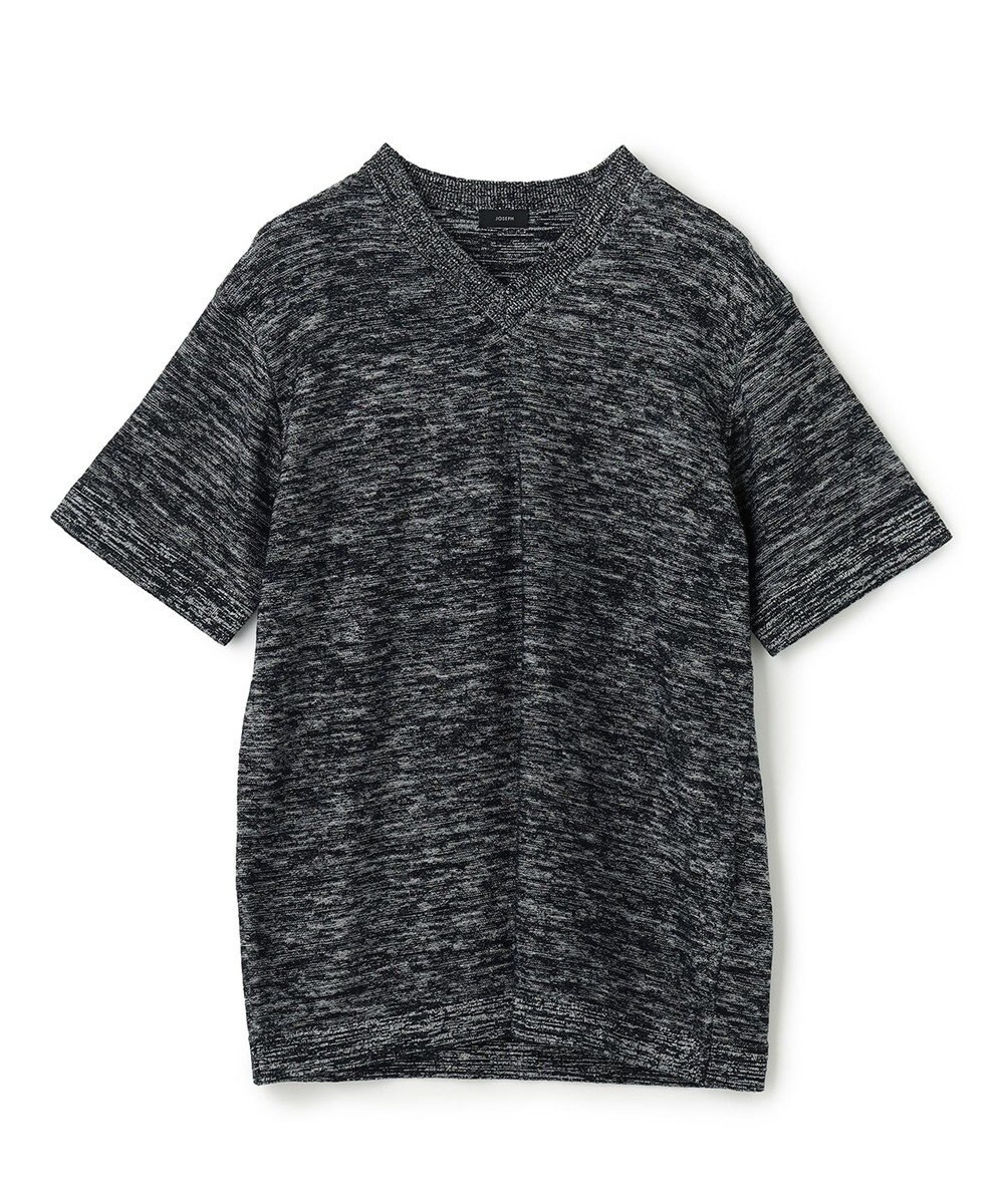 JOSEPH HOMME シャイニースラブブークレ　ニットＴシャツ 