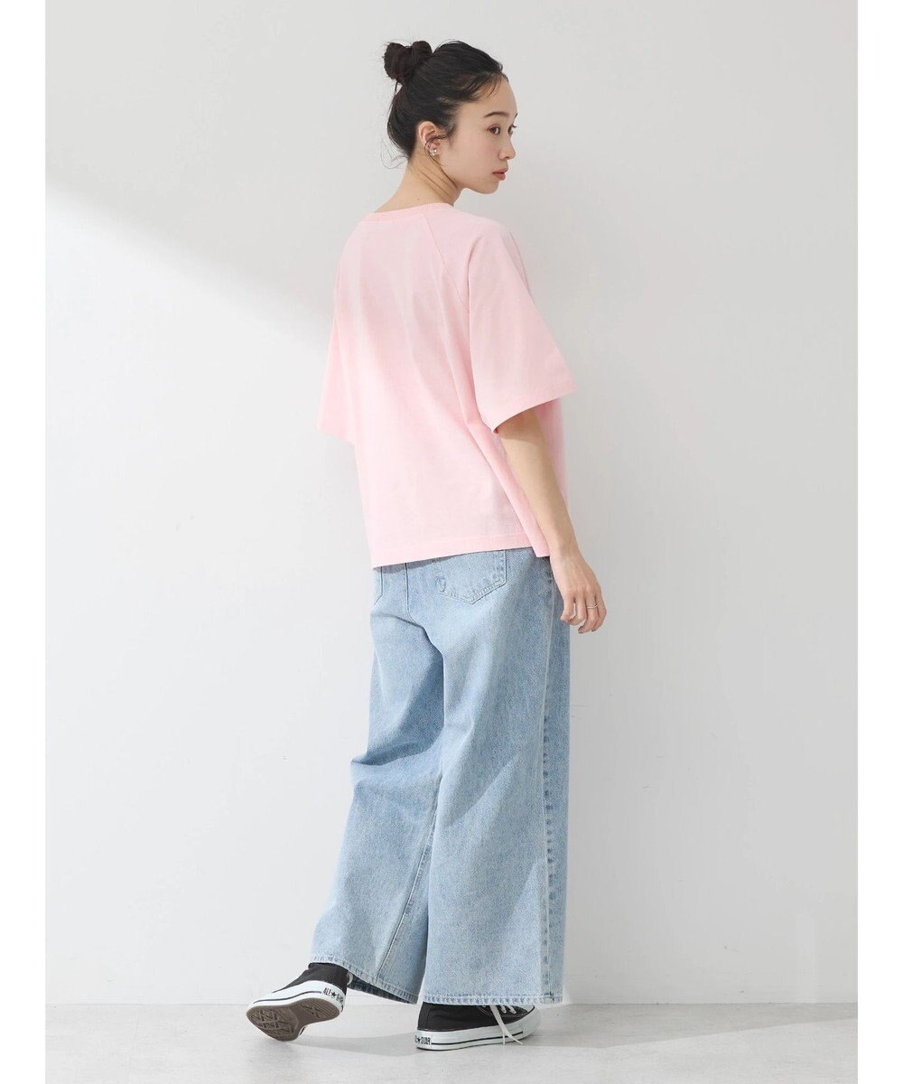 earth music&ecology ラメ刺繍ハートロゴＴ 