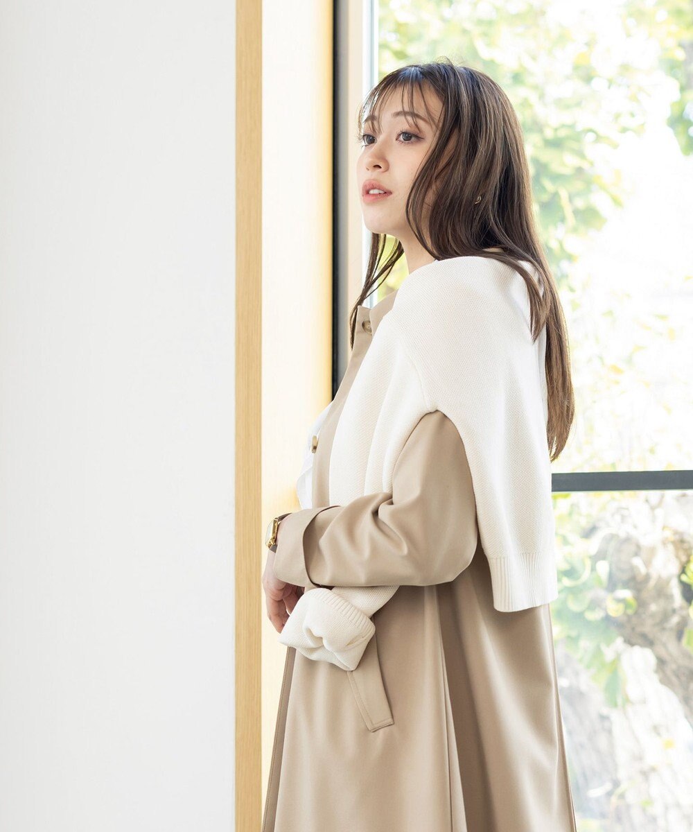 Tiaclasse 【洗える】ステンカラーコート 