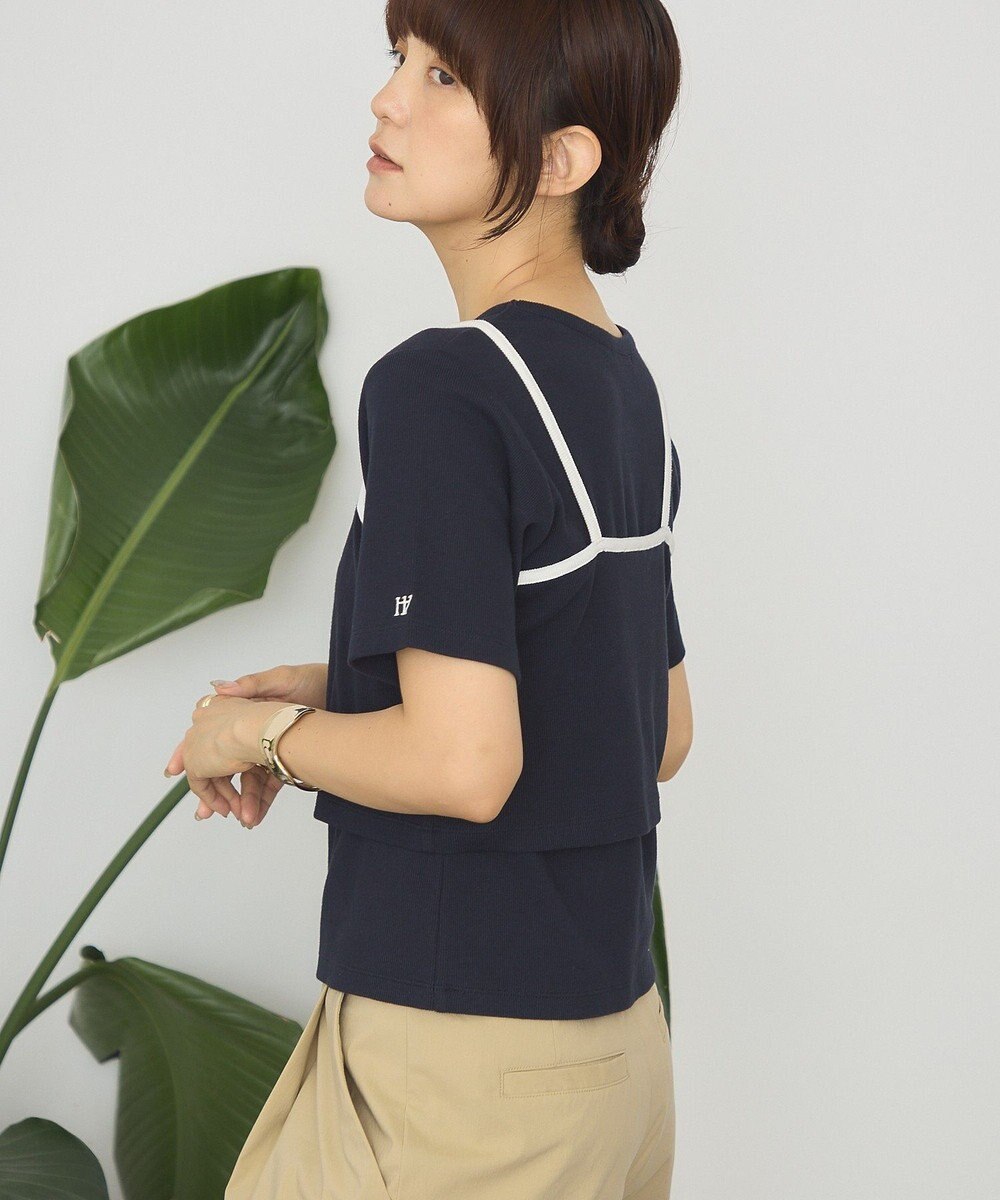 AMERICAN HOLIC 【2点セット】配色キャミ＋Tシャツ 