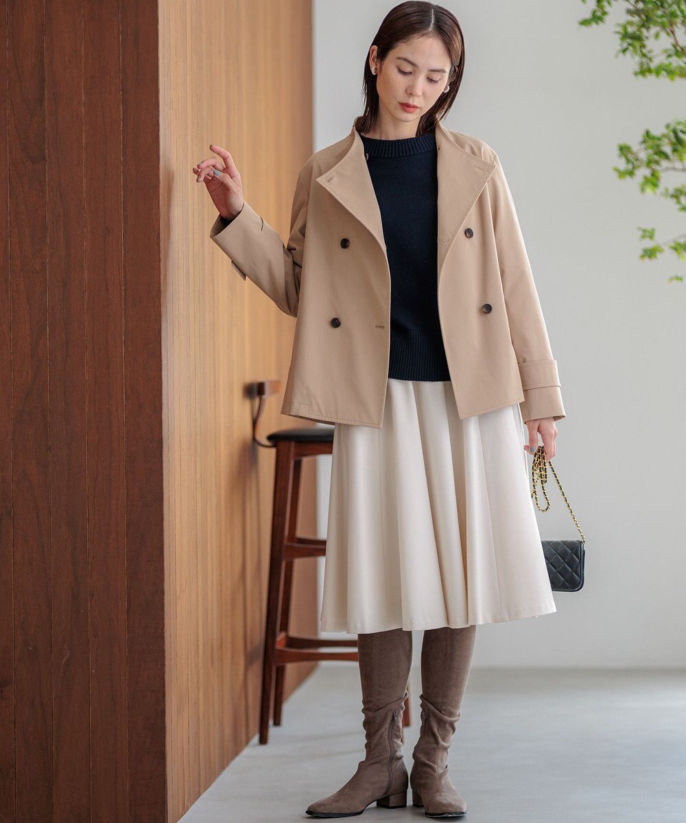 組曲 L 【WEB限定】2WAYライトトレンチ ショートコート 