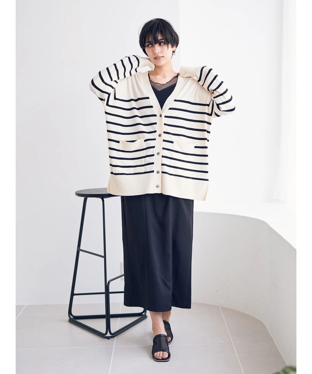 YECCA VECCA シャーリングロングナロースカート 