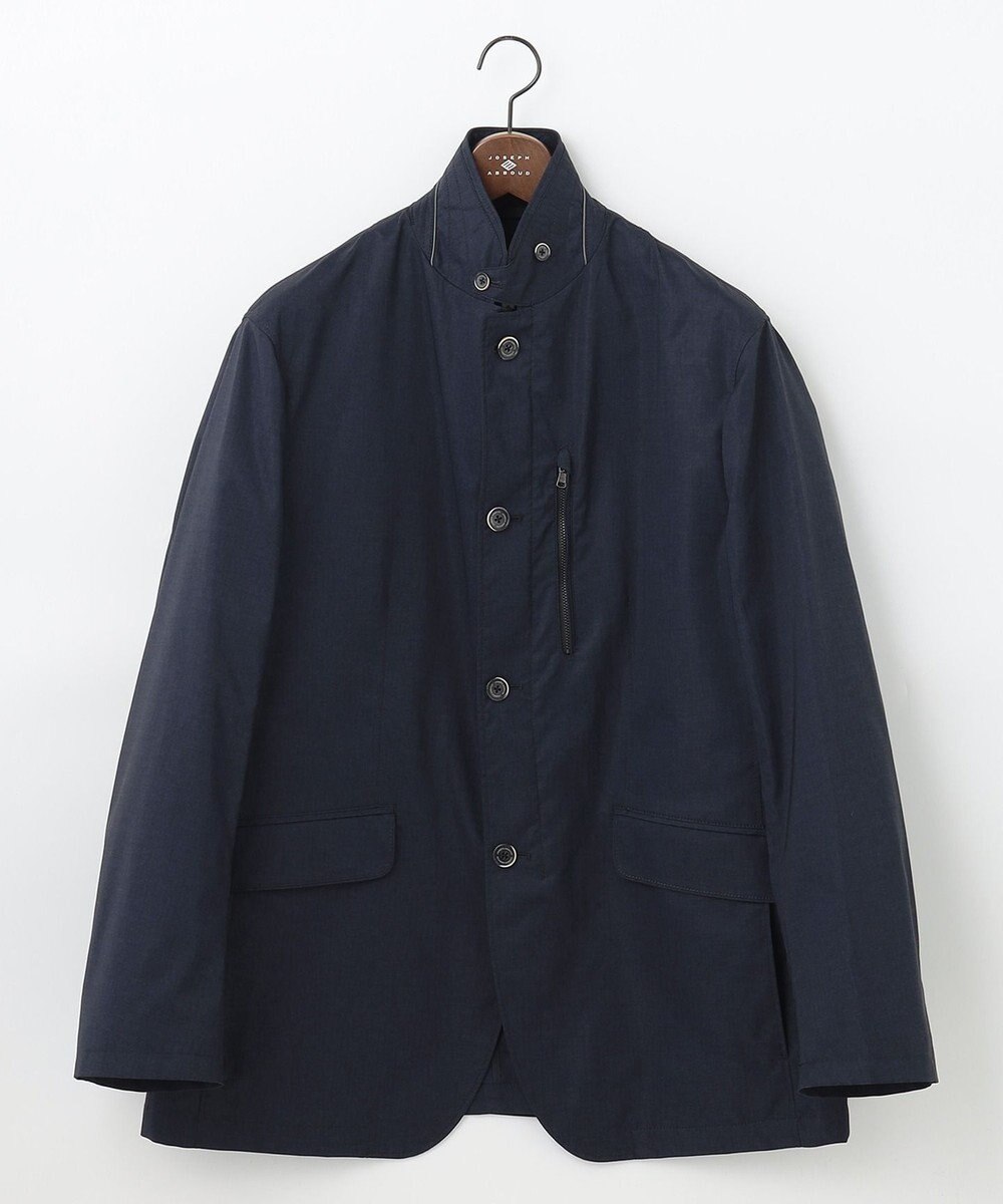 JOSEPH ABBOUD 【キングサイズ・軽量・撥水加工】メランジストレッチジャケットブルゾン 