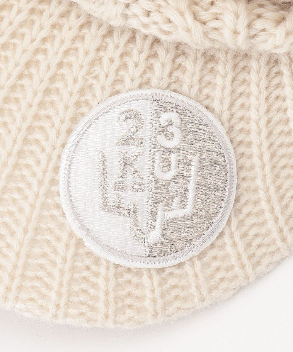 23区GOLF 【WOMEN】つば付きケーブル ニットキャップ 