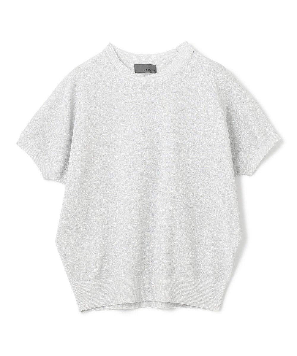 uncrave 【手洗い可】シアー ラメ ニットプルオーバー（uncrave STANDARD） 