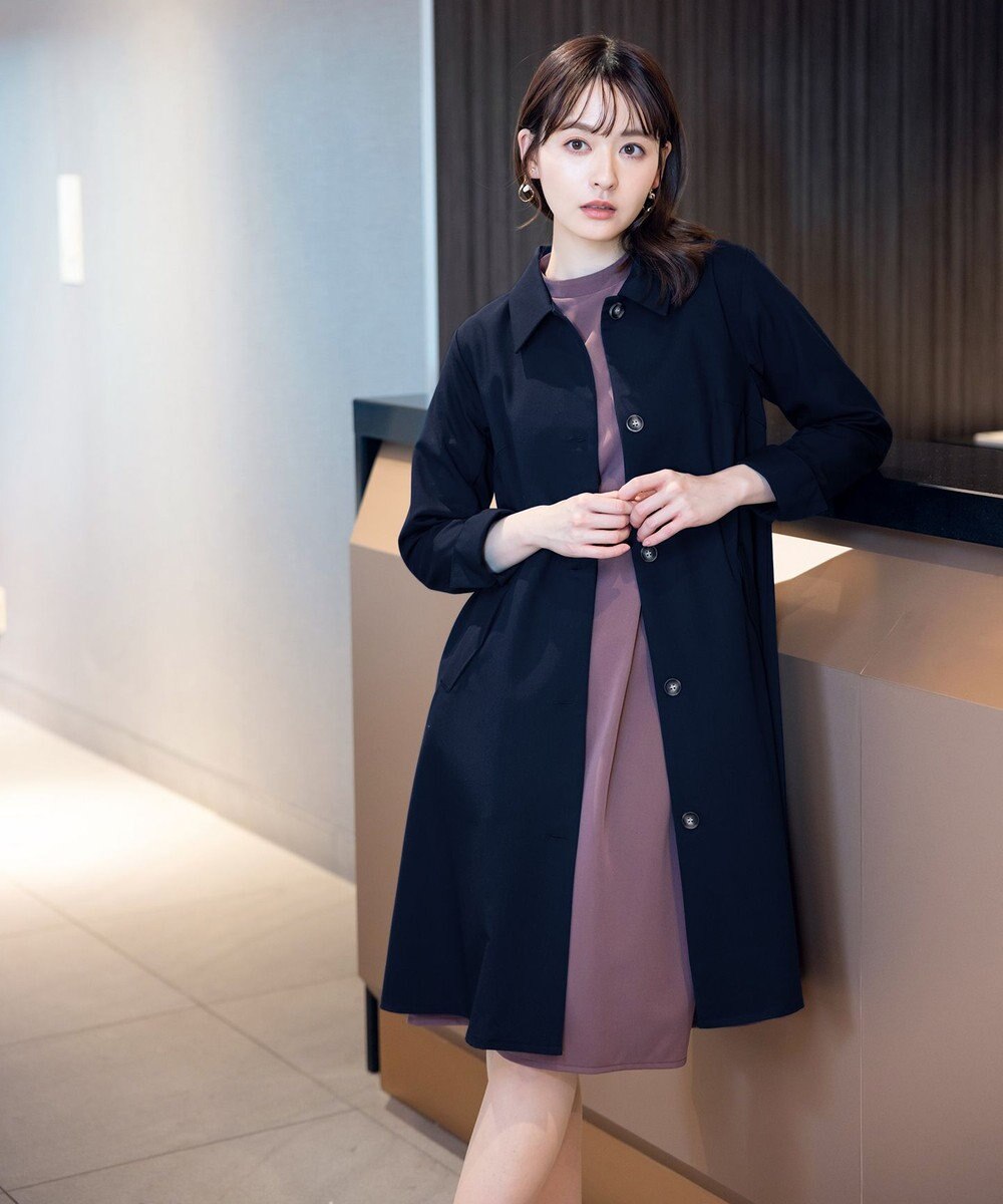 Tiaclasse 【洗える】ステンカラーコート 