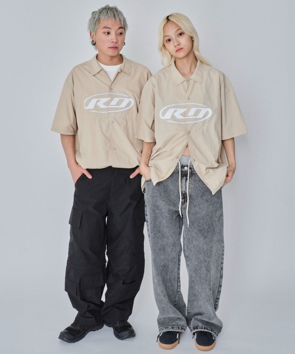 WEGO 【ユニセックス着用ITEM】リップストップグラフィックシャツ（SS） 