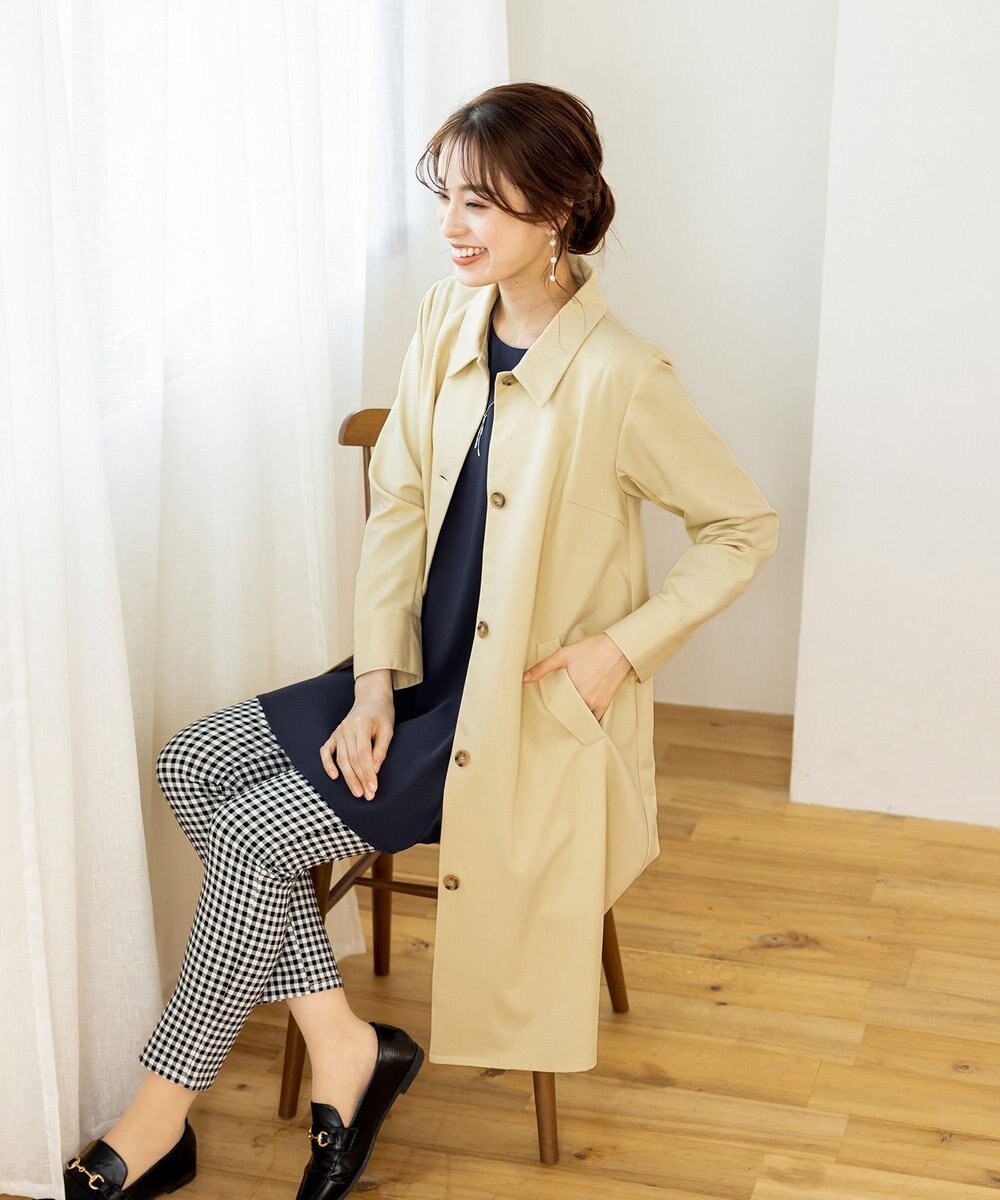 Tiaclasse 【洗える】ステンカラーコート 