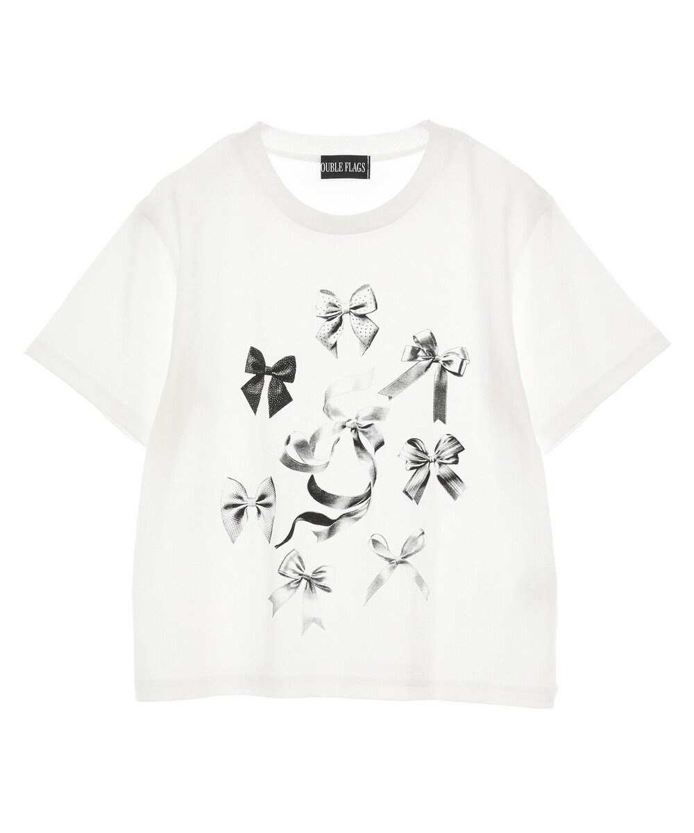 Green Parks ・ＤＯＵＢＬＥ　ＦＬＡＧＳ　リボンｐｔ　ＴＥＥ 