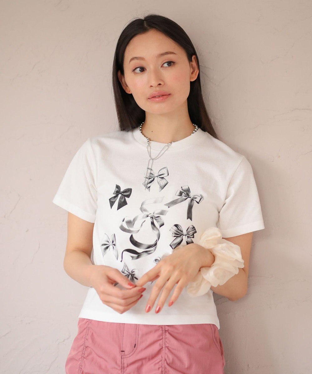 Green Parks ・ＤＯＵＢＬＥ　ＦＬＡＧＳ　リボンｐｔ　ＴＥＥ 