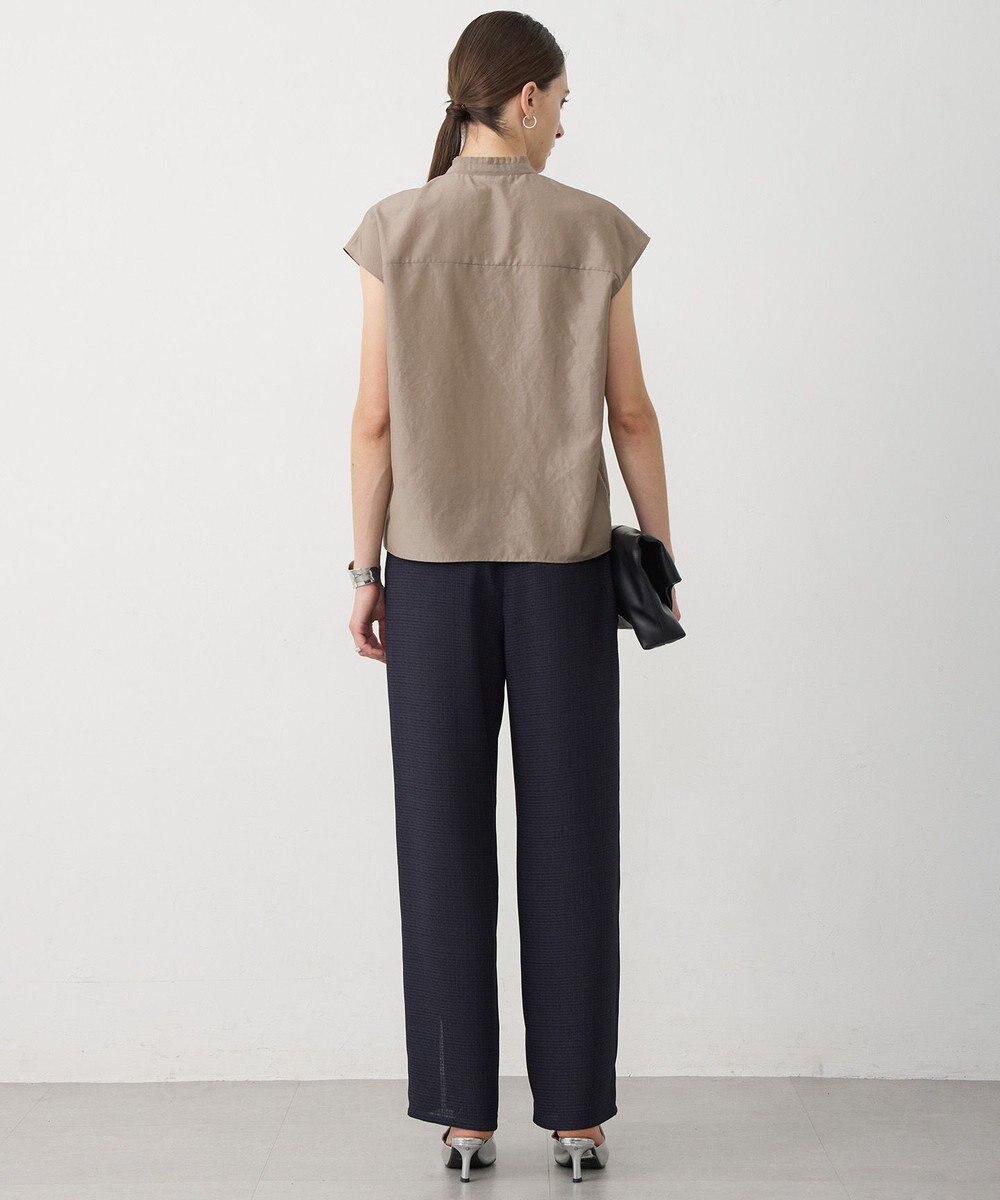 ICB 【新色追加・CLASSY.掲載】セシェシルキーローン フレンチスリーブボウタイブラウス 