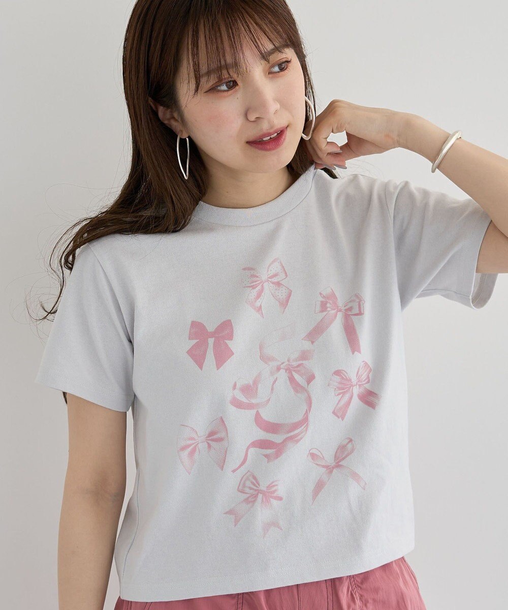 Green Parks ・ＤＯＵＢＬＥ　ＦＬＡＧＳ　リボンｐｔ　ＴＥＥ 