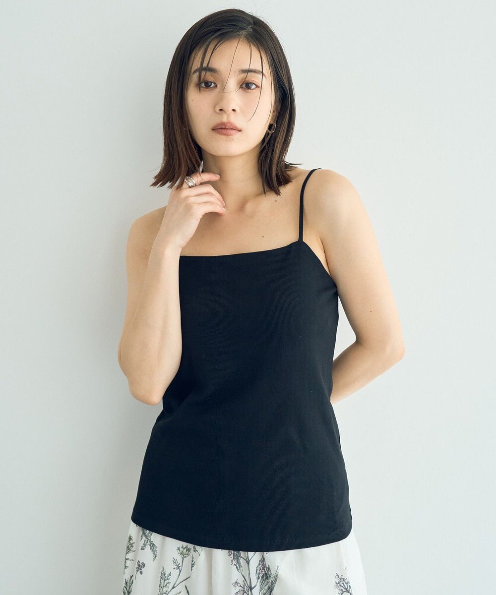 YECCA VECCA カップ付きベアキャミソール 