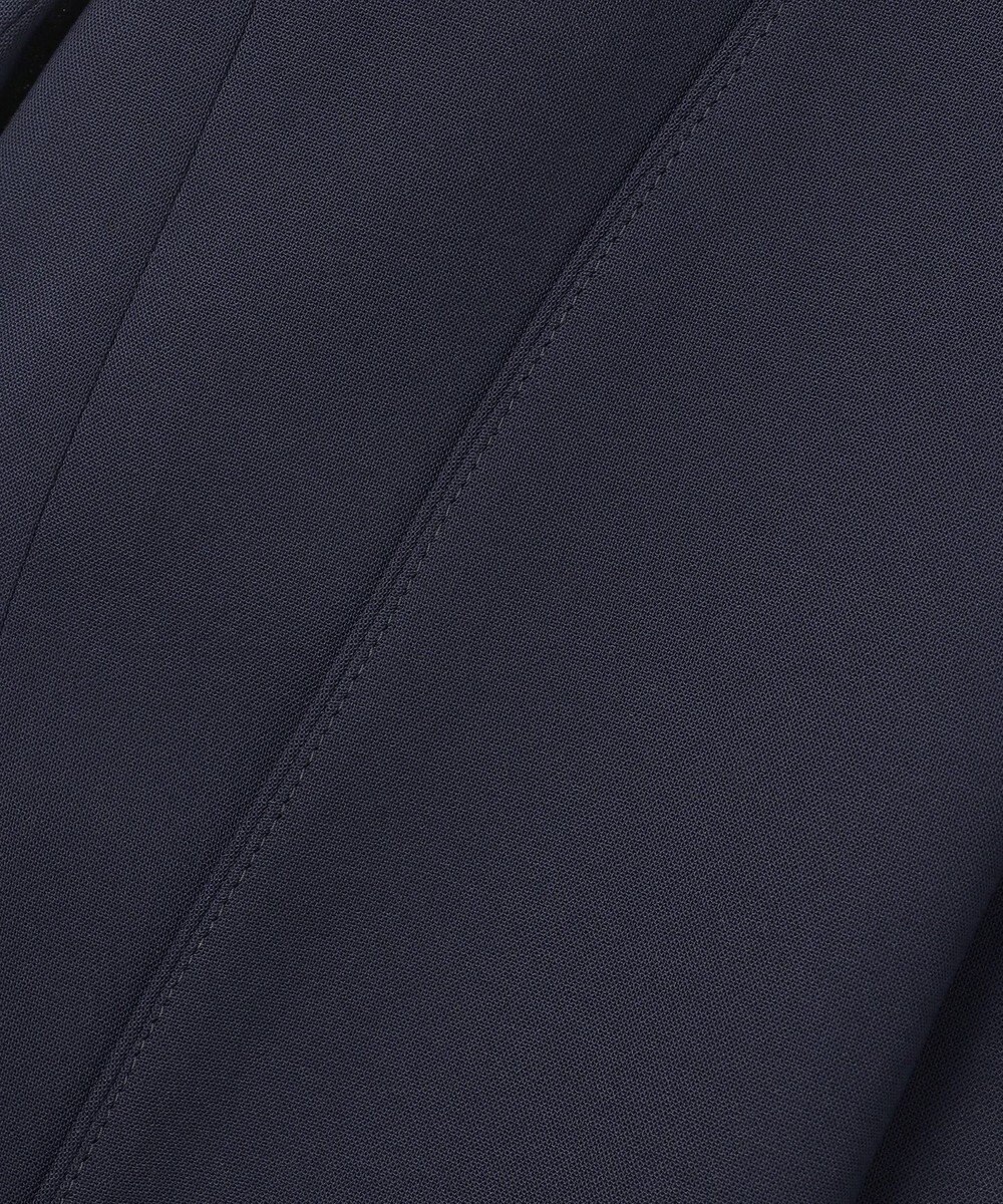 自由区 【セットアップ対応・UVカット・接触冷感・洗える】ライトストレッチノーカラー ジャケット 