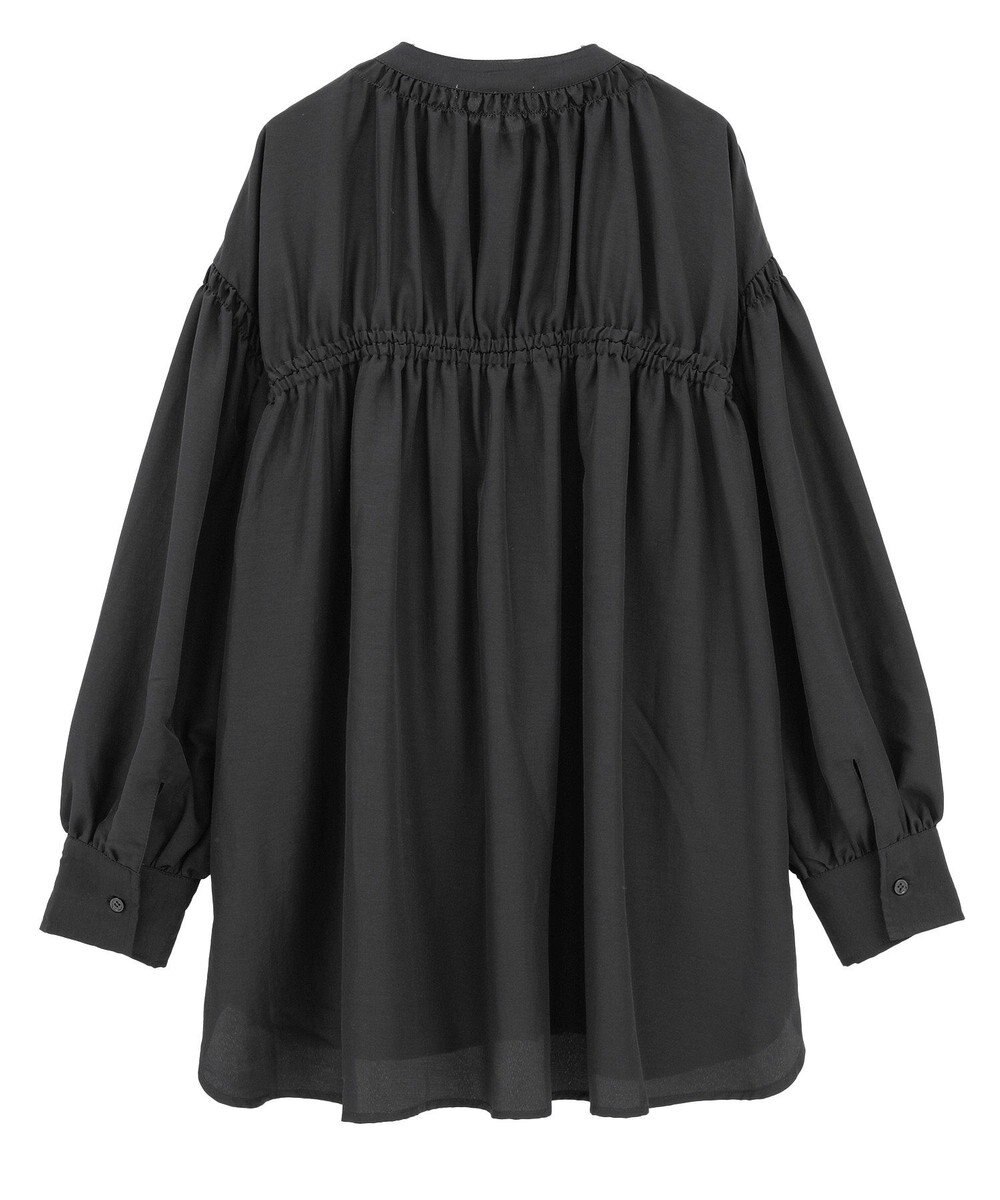 Green Parks ｅａｓｅ　ｂｌｕｅ．バックシャーリングブラウス 