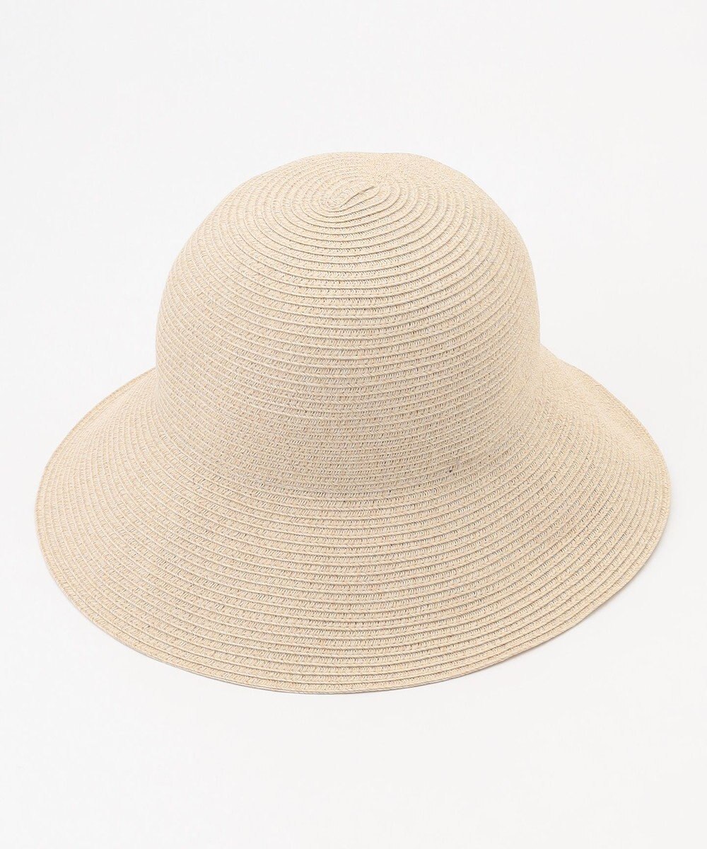 #Newans 【UVカット/洗える】〈花乃まりあさんコラボ〉リボン2本つきサマーハット 