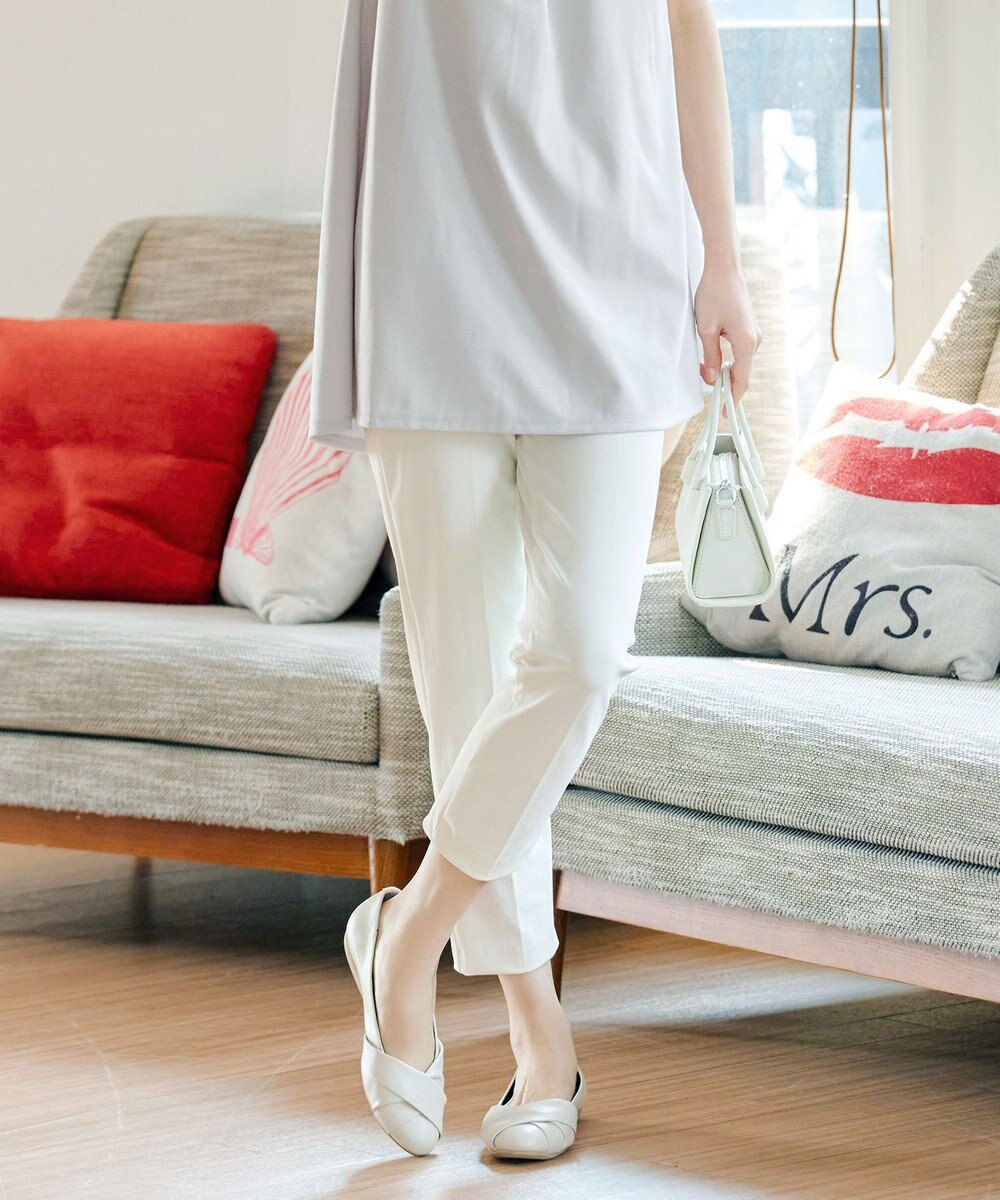 Tiaclasse L 日本製サーラドライ・テーパードパンツ 