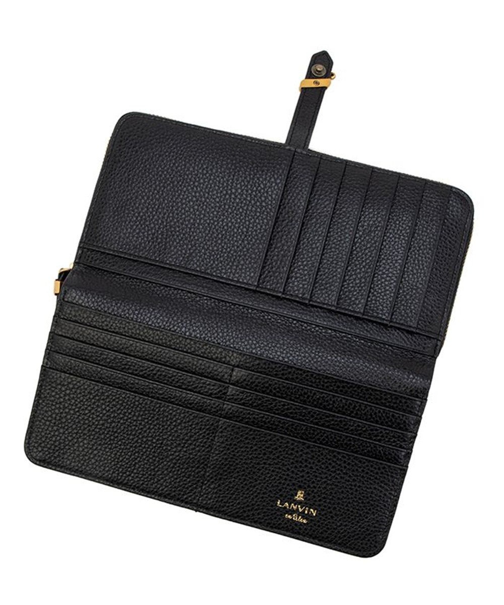 LANVIN en Bleu リュバン ラウンド長財布 