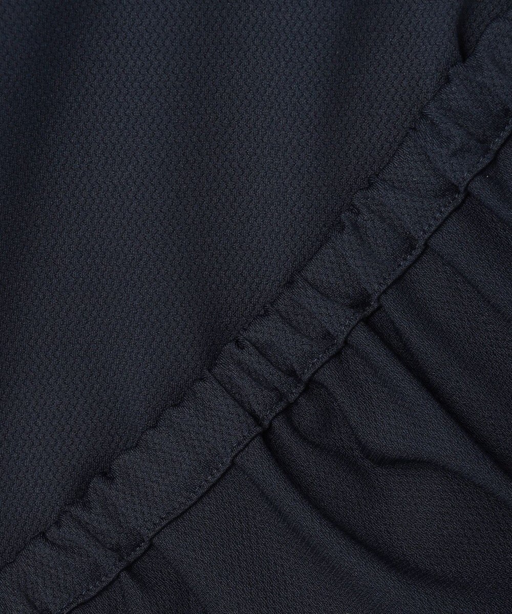 23区GOLF 【23Fondation/WOMEN】シアー袖 ニットポロ 