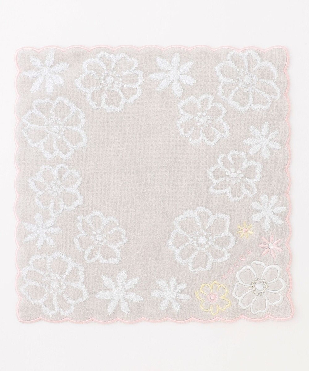 TOCCA WHITE BOUQUET TOWELCHIEF タオルハンカチ 