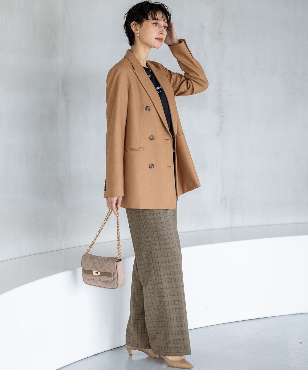 23区 スエード キルティング ショルダーバッグ 