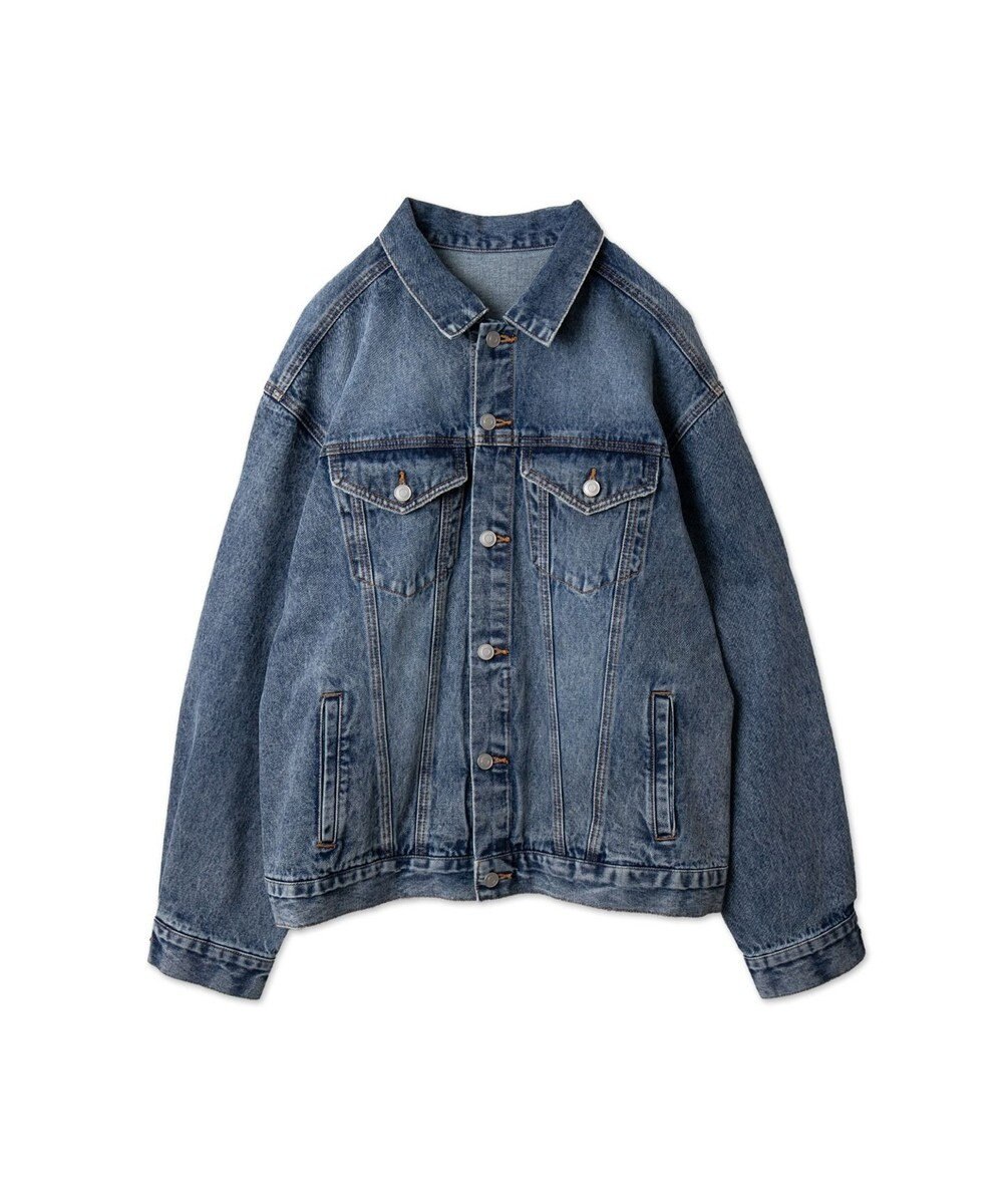 WEGO 【ユニセックス着用ITEM】BIGデニムジャケット 
