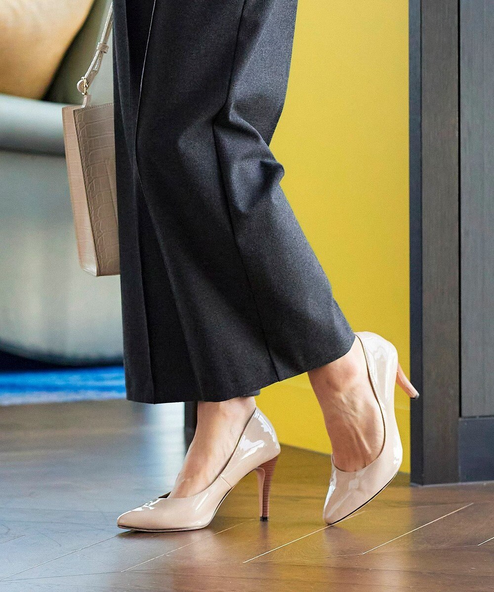 Tiaclasse 【GOLD LABEL・洗える】カシミヤタッチワイドパンツ 