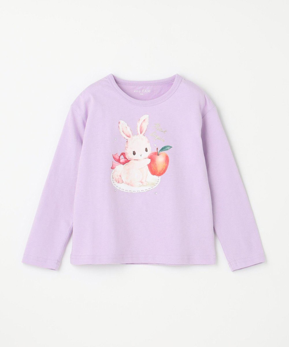 ANY KIDS アニマル×フルーツ 長袖 Tシャツ 