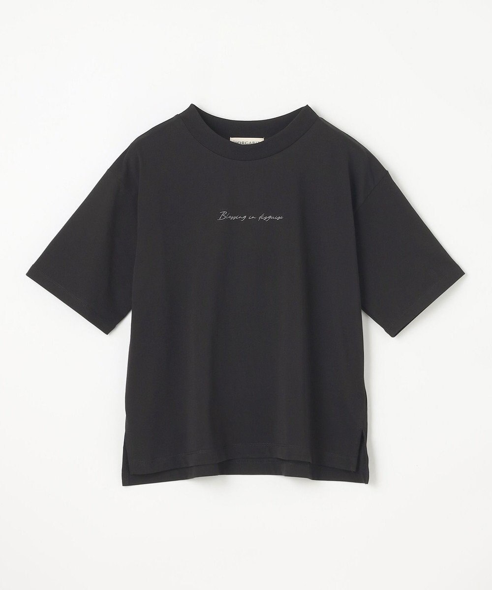 ANY L オーガビッツ刺繍ロゴＴシャツ 