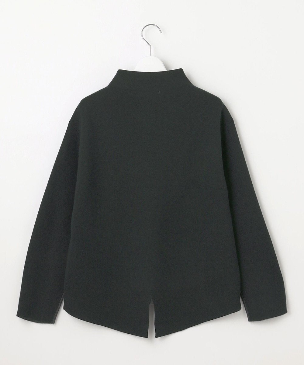 自由区 【セットアップ対応・洗える】ウールミラノボトルネック ニット 