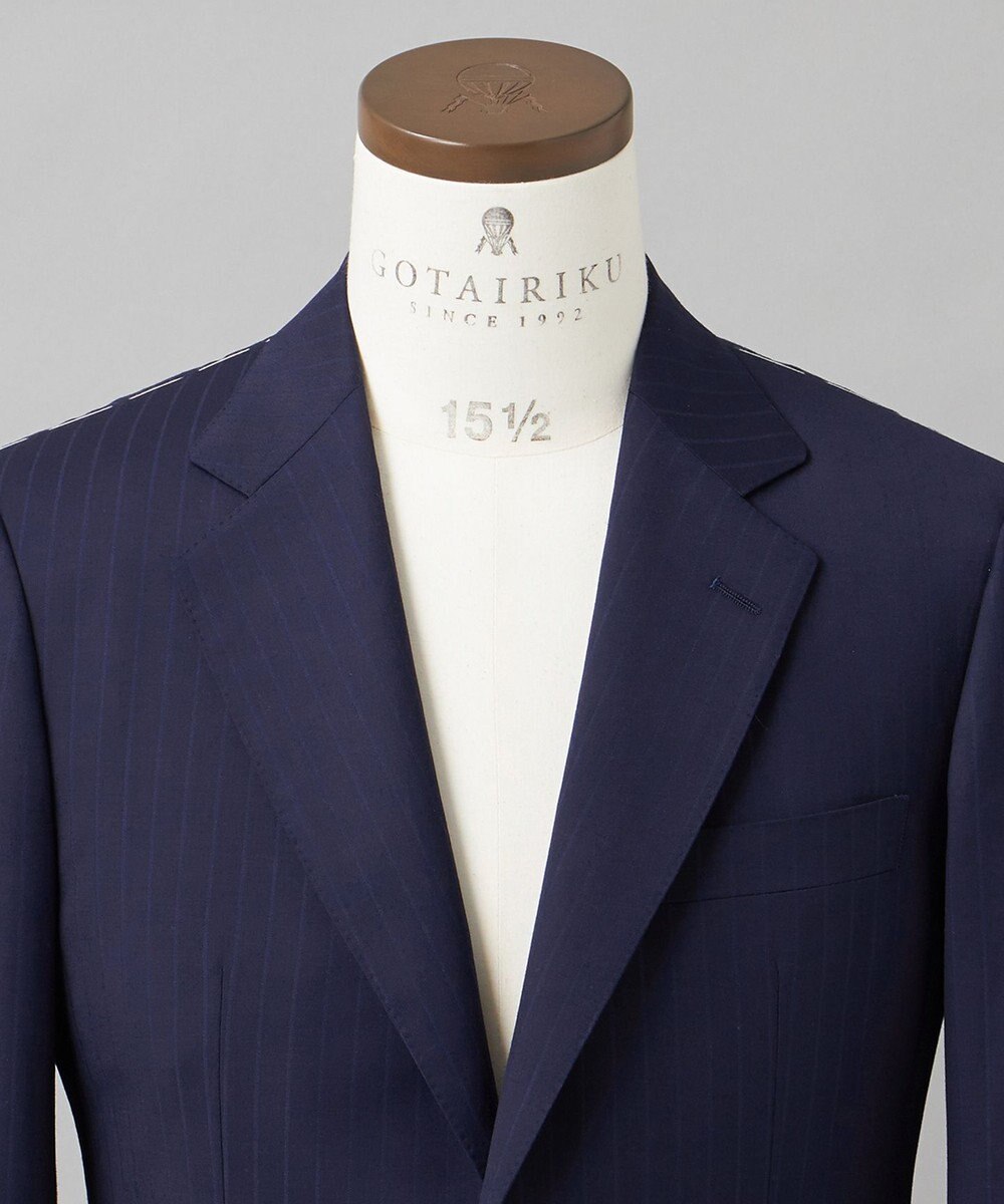 GOTAIRIKU 【Ermenegildo Zegna】TRAVELLER　スーツ（ネイビーストライプ） 