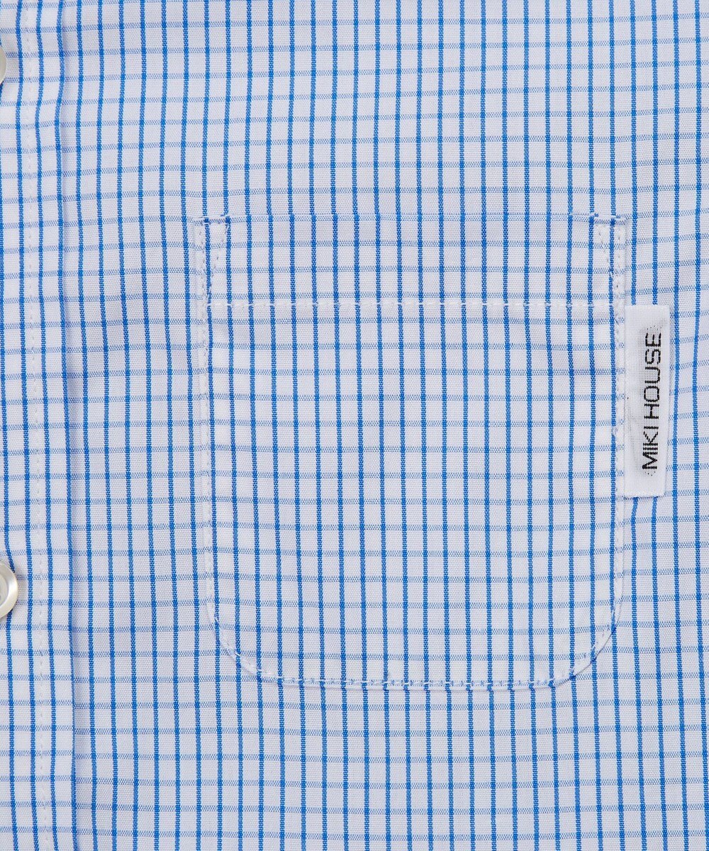 MIKI HOUSE HOT BISCUITS 【110-130cm】ブロード素材の長袖シャツ 