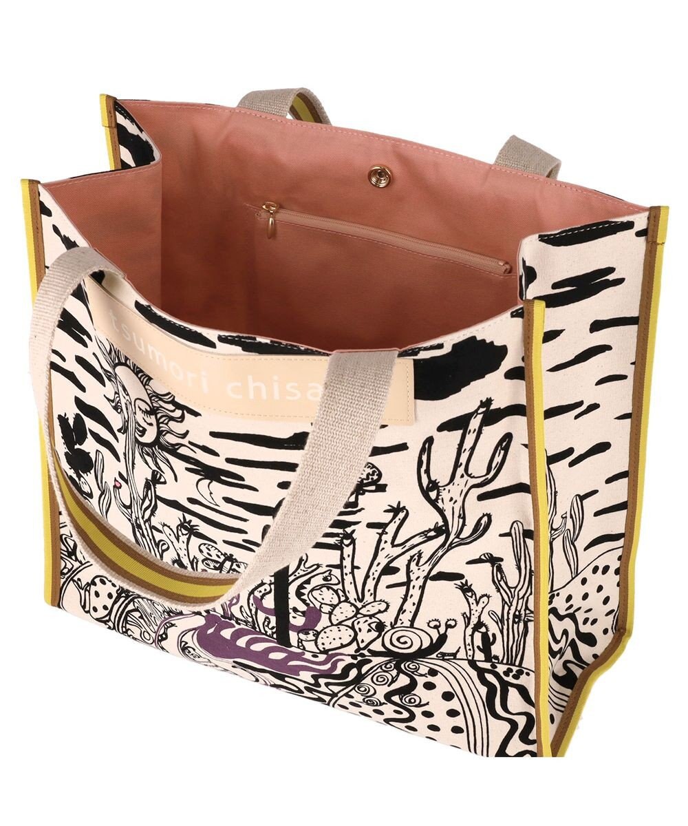 tsumori chisato CARRY サボテンと太陽 トートバッグ Lサイズ　【たっぷり収納】 
